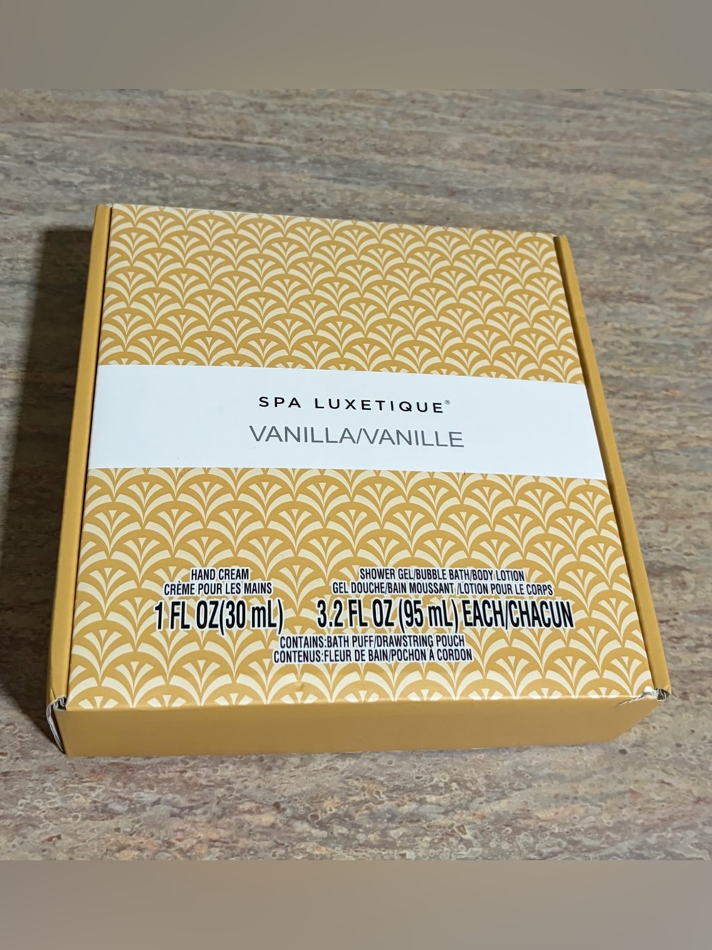 Spa Luxetique 6-Piece Vanilla Bath & Body Gift Set